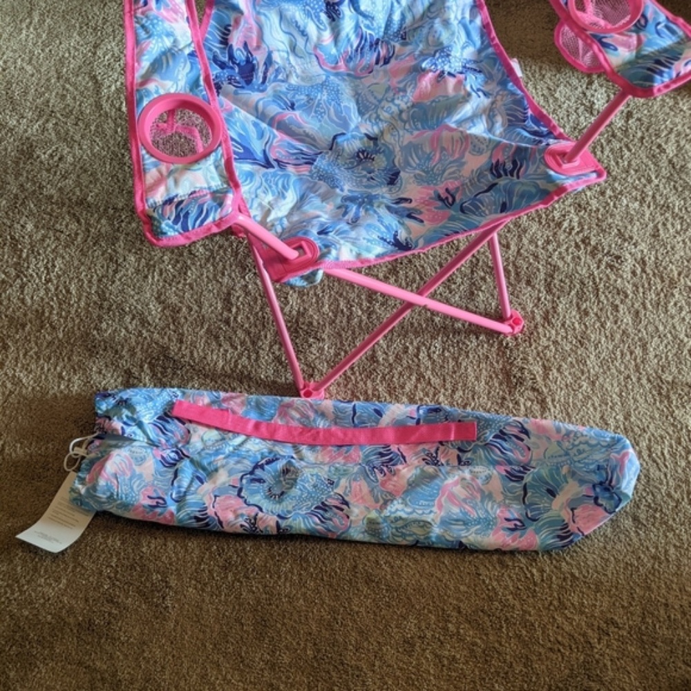 NEW Lilly Pulitzer Folding Beach Chair - Picture 5 of 8